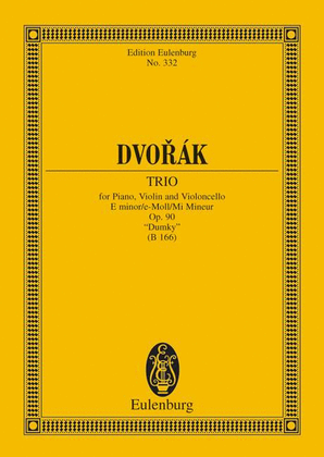 Book cover for Piano Trio E minor