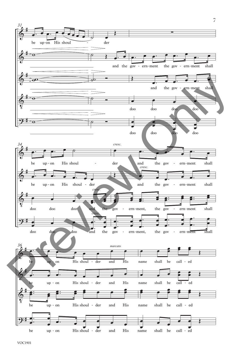Joy to the World 4-Part scores gallery preview page 6