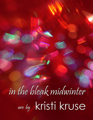 Book cover for In the Bleak Midwinter Piano Solo