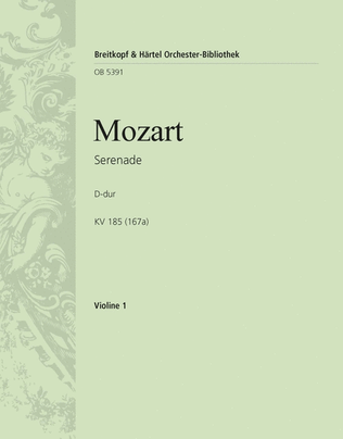 Serenade in D major K. 185 (167A)