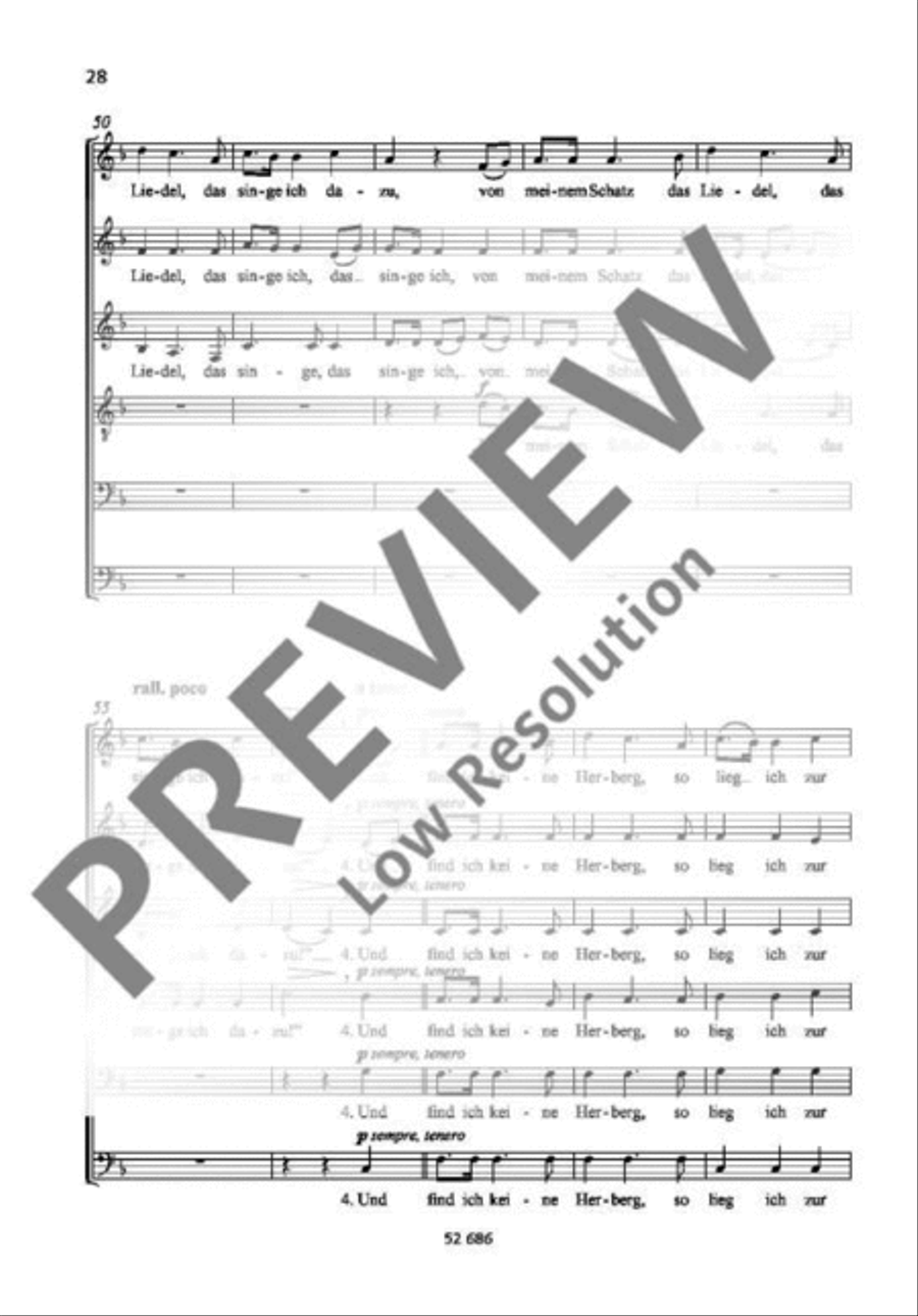 Der Mai ist gekommen Mixed Choir scores gallery preview page 7