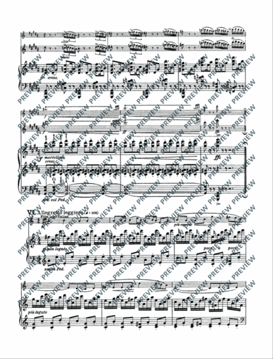 Variations on a theme by Edvard Grieg Violin Solo scores gallery preview page 18