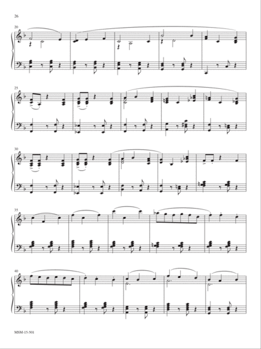 Love Has Come (Bring a Torch, Jeannette, Isabella) Piano Solo scores gallery preview page 2