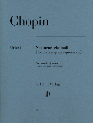 Book cover for Nocturne in C Sharp minor Op. Posth.