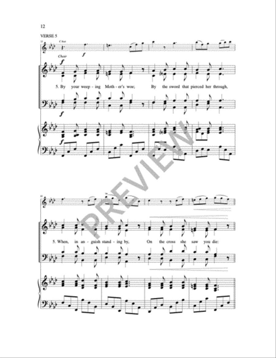 Song of the Passion 4-Part scores gallery preview page 7