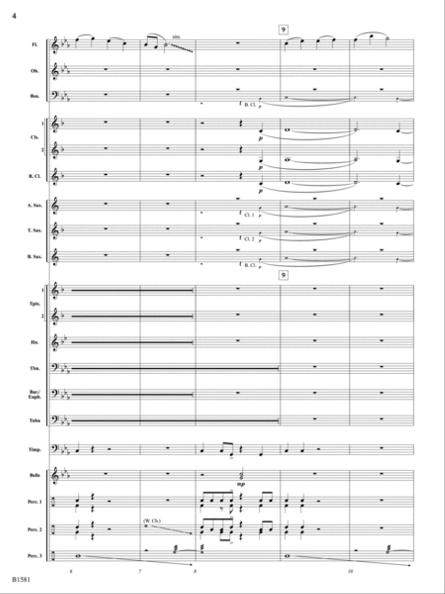 Zia: Score Zia: Score Concert Band scores gallery preview page 4
