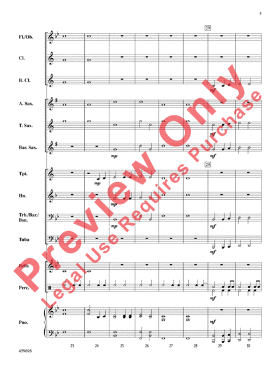 Renaissance Fair Concert Band scores gallery preview page 6