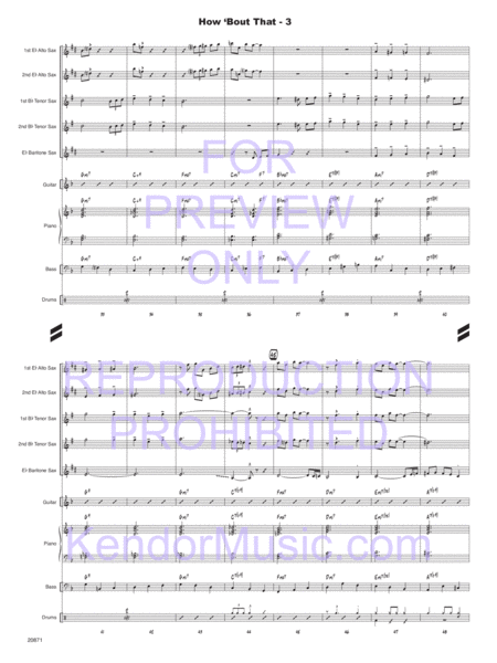 Saxophone Section Workout with MP3s (6 pieces to develop the jazz ensemble section) image number null