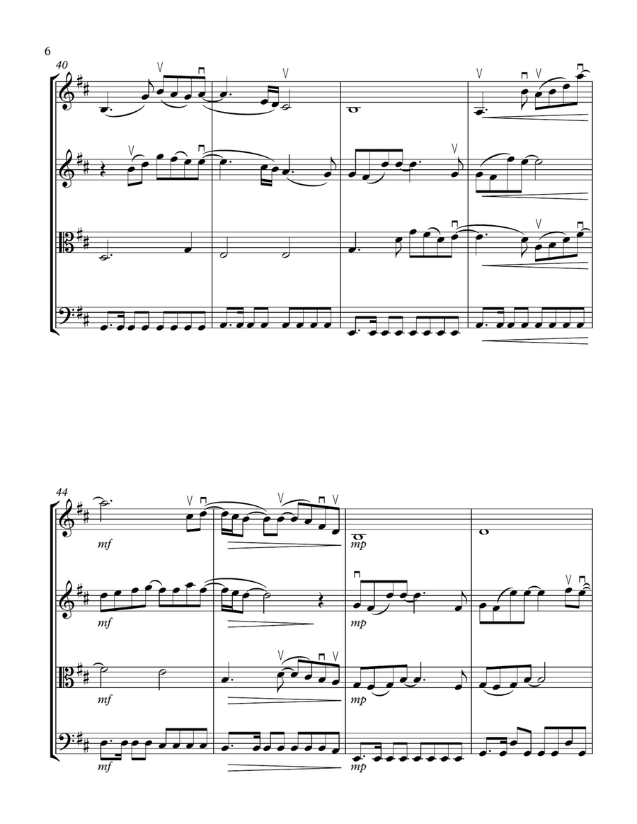 This I Promise You String Quartet scores gallery preview page 6