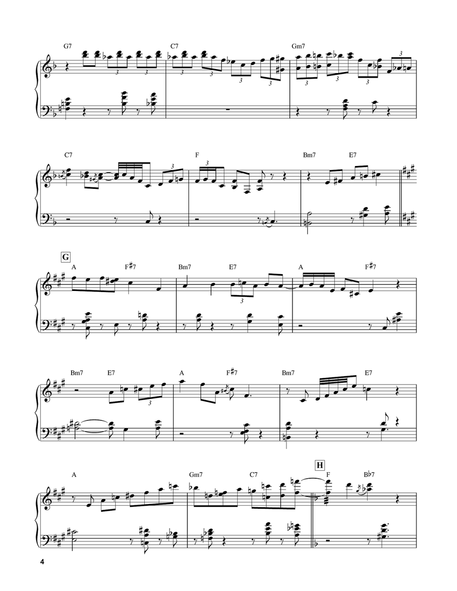 Moten Swing Piano scores gallery preview page 4