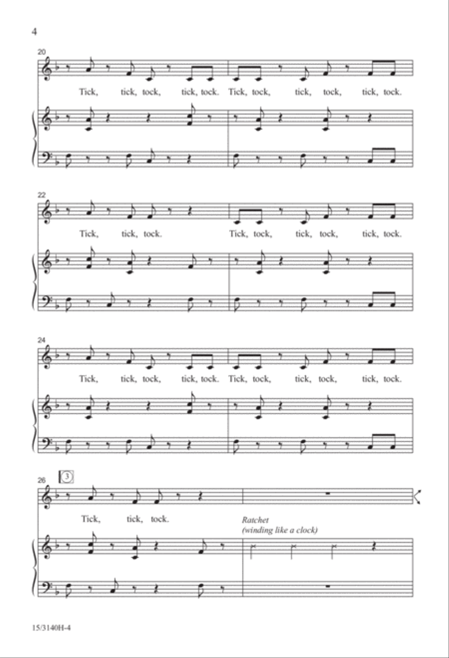 Just Like Clockwork! 2-Part scores gallery preview page 4
