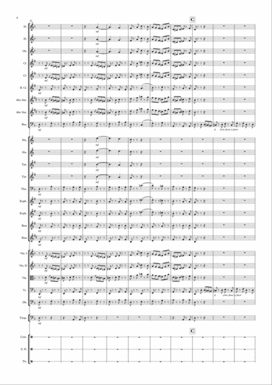 Funeral March of a Marionette Full Orchestra scores gallery preview page 4