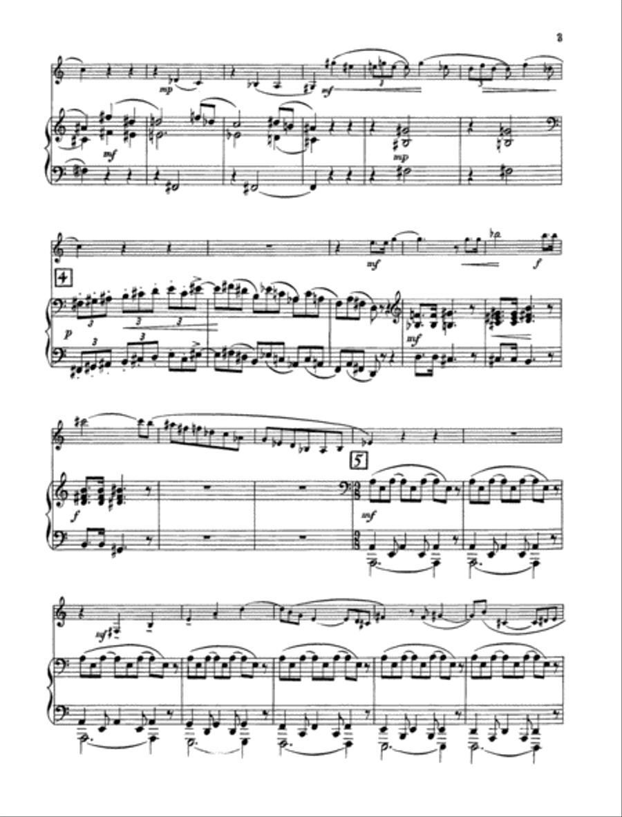 Sonata in Bb B-Flat Clarinet scores gallery preview page 3