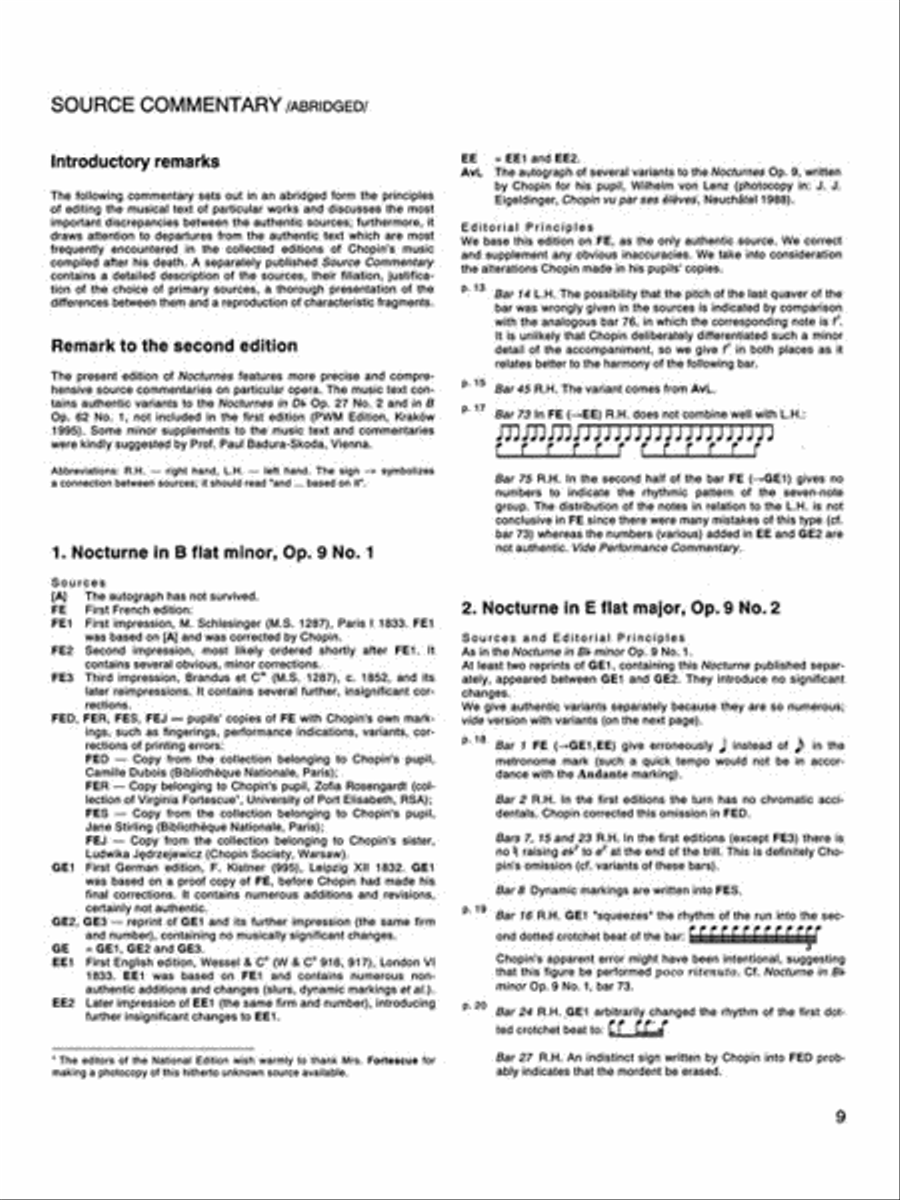 Nocturnes Piano Solo scores gallery preview page 6