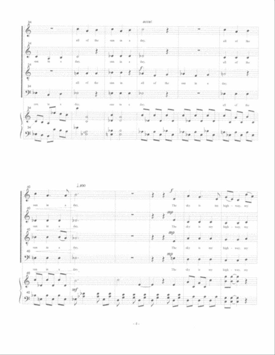 Flight Flight 4-Part scores gallery preview page 6