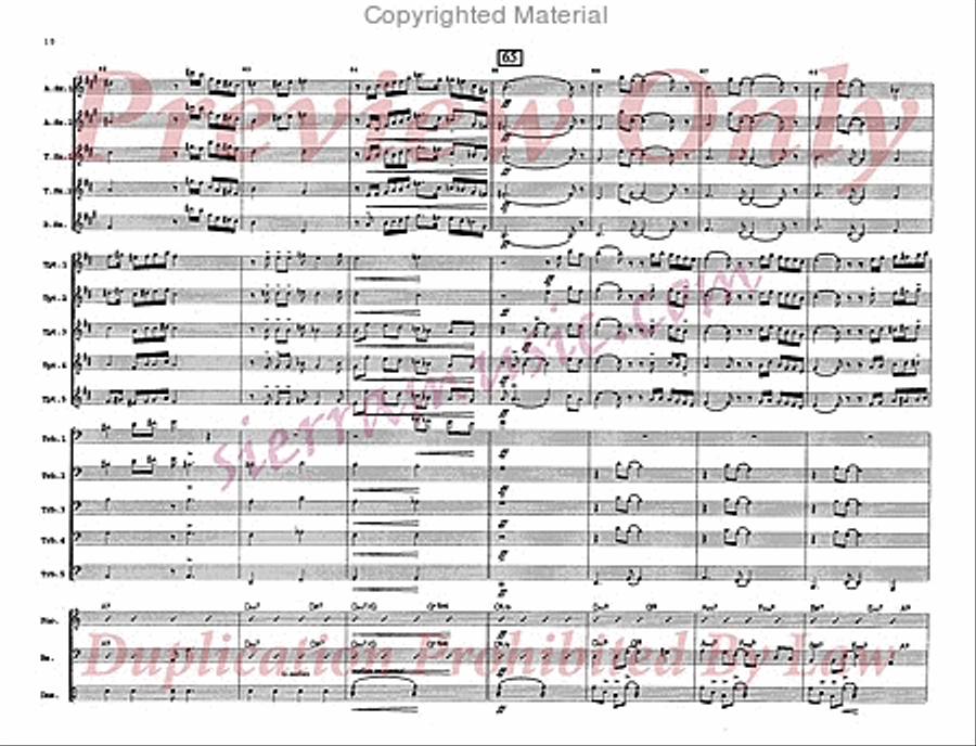 My One And Only Love Jazz Ensemble scores gallery preview page 11