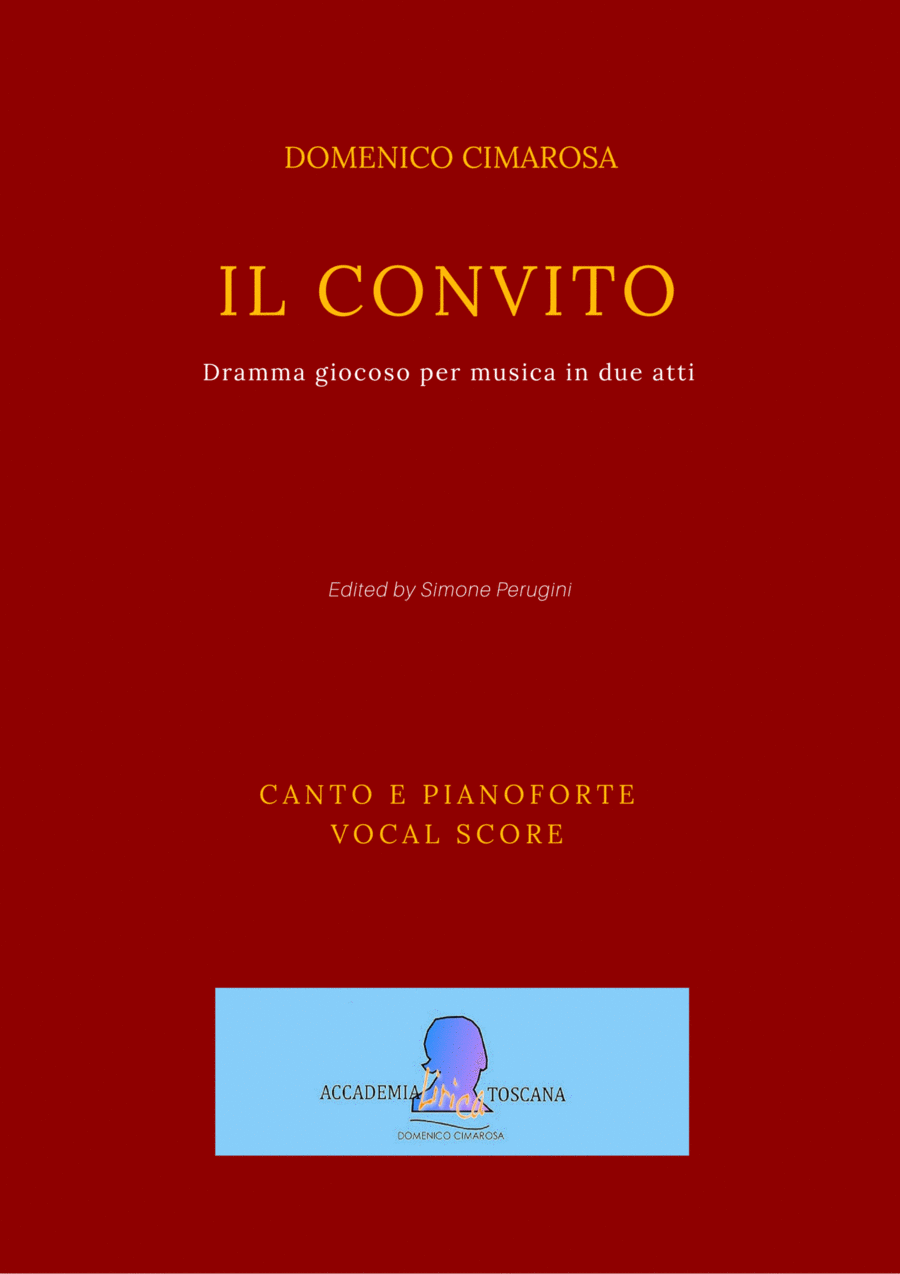 Il Convito [Vocal Score] Small Ensemble scores gallery preview page 1