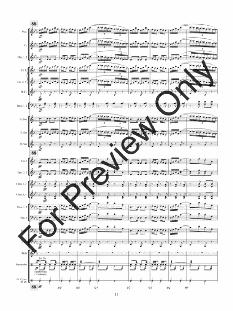 With Pleasure Concert Band scores gallery preview page 14