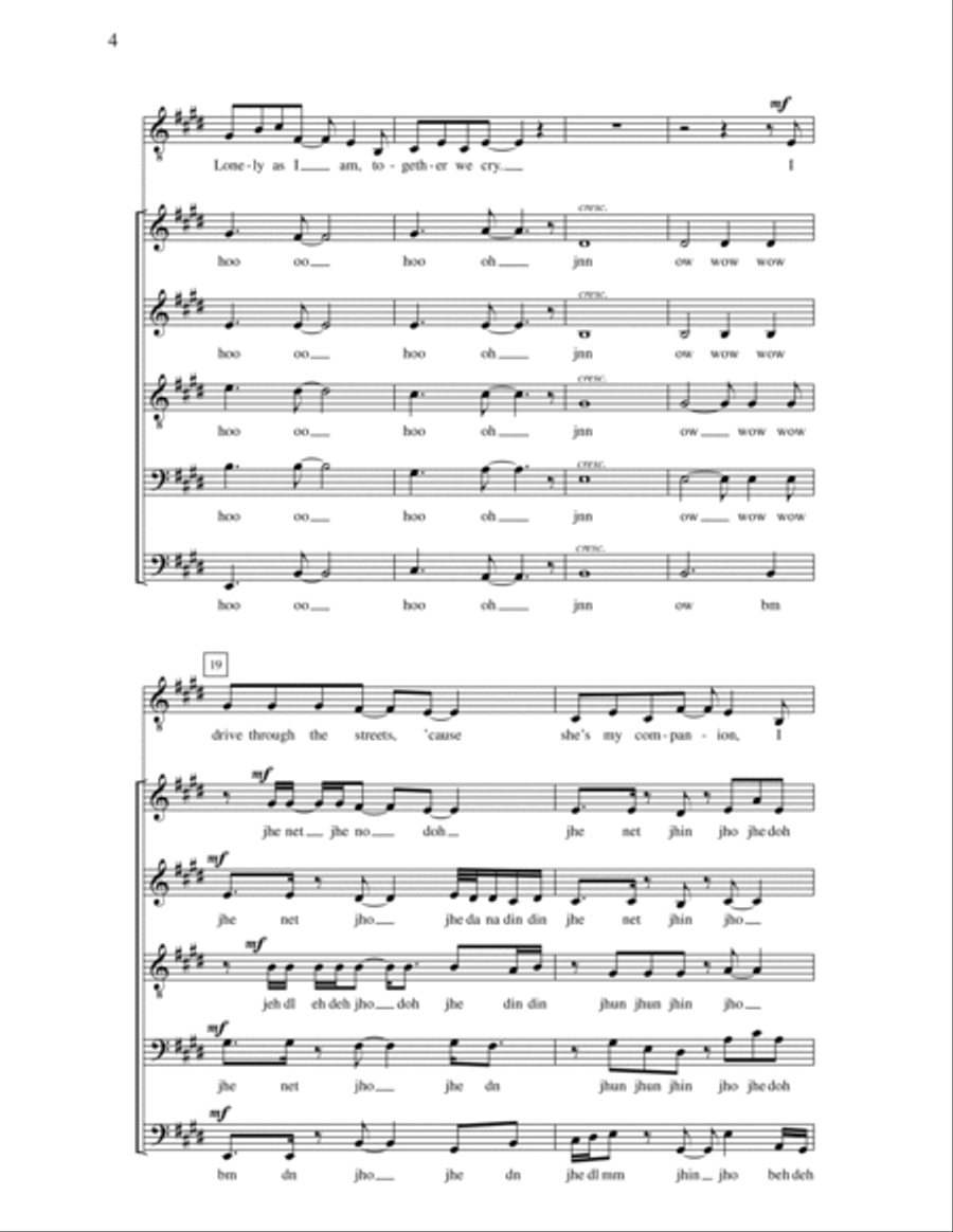 Under The Bridge Under The Bridge SATBarB scores gallery preview page 4