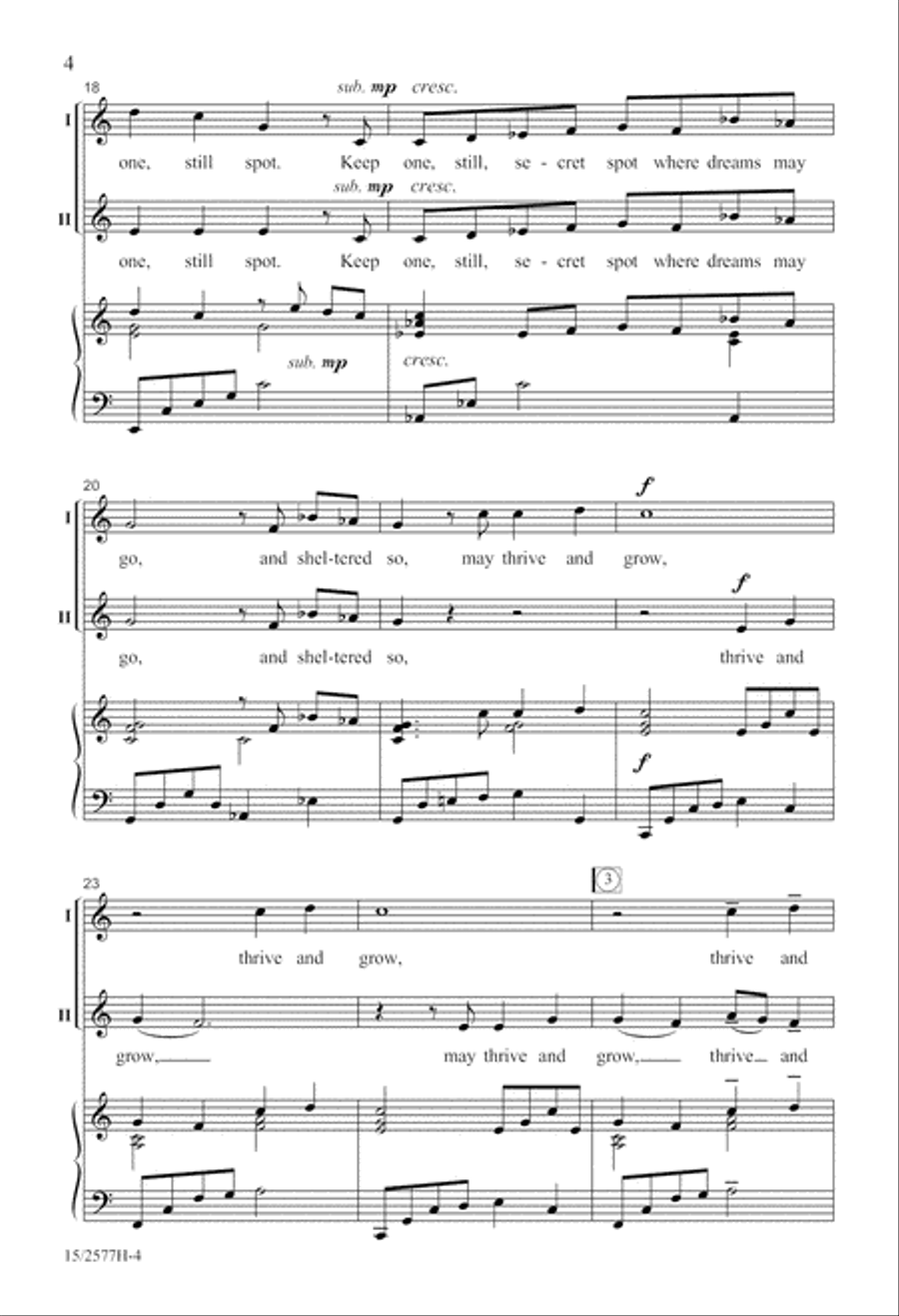 Hold Fast Your Dreams! Hold Fast Your Dreams! 2-Part scores gallery preview page 5