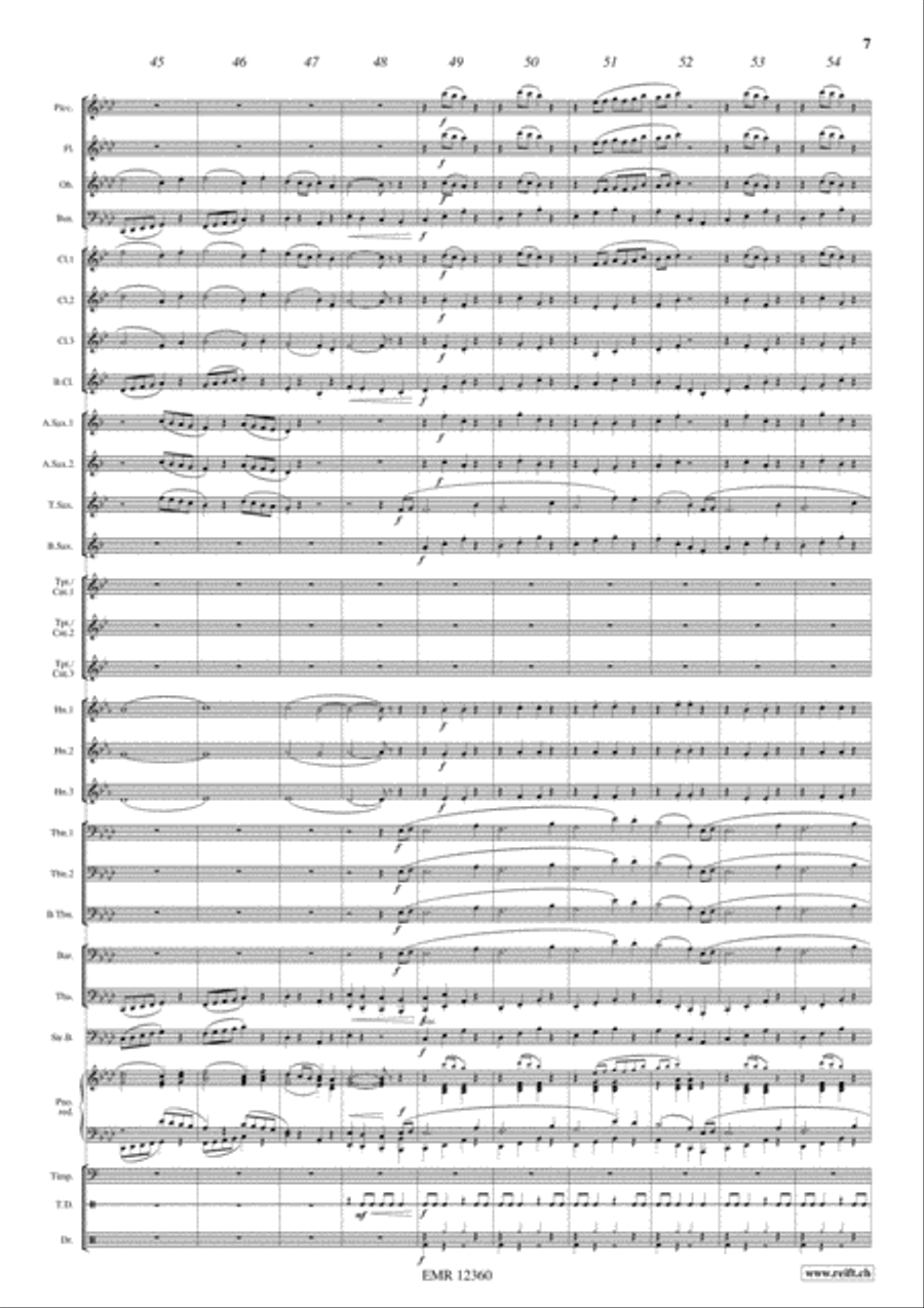 Spanish Lady Concert Band scores gallery preview page 7