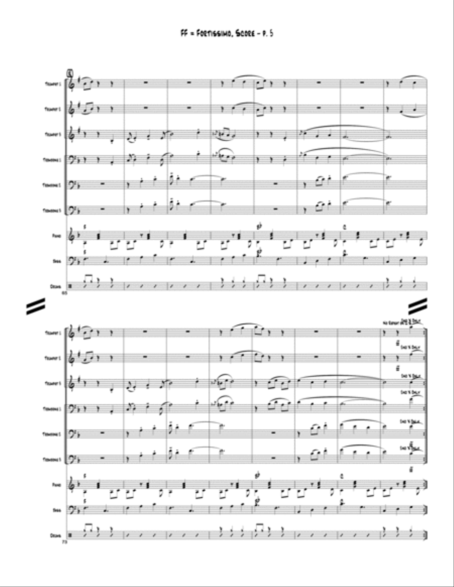 FF = Fortissimo