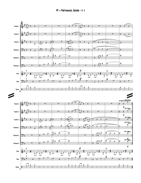 FF = Fortissimo Trombone - Digital Sheet Music