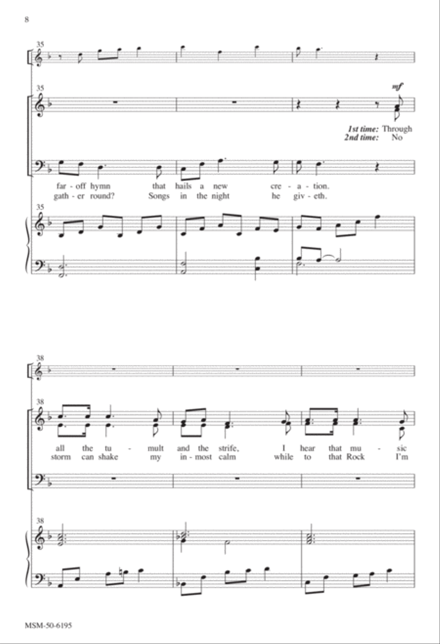 How Can I Keep from Singing 4-Part scores gallery preview page 6