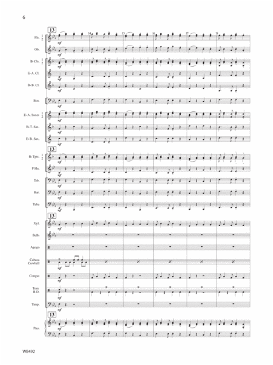 Samba-Le-Le Concert Band scores gallery preview page 5
