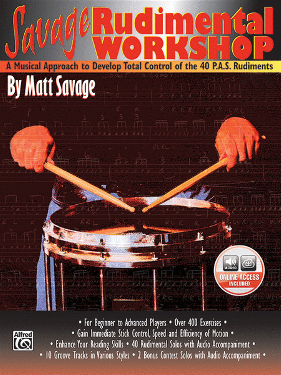 Savage Rudimental Workshop by Matt Savage Percussion - Sheet Music