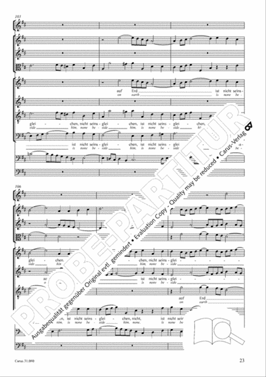 A mighty fortress is our God (Ein feste Burg ist unser Gott) 4-Part scores gallery preview page 24