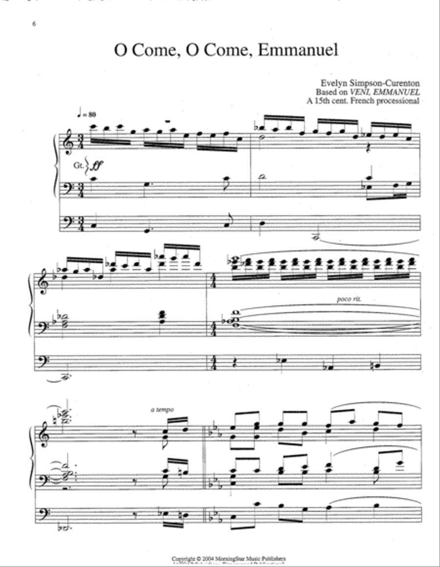 African-American Organ Music Anthology, Volume 5 Organ scores gallery preview page 2