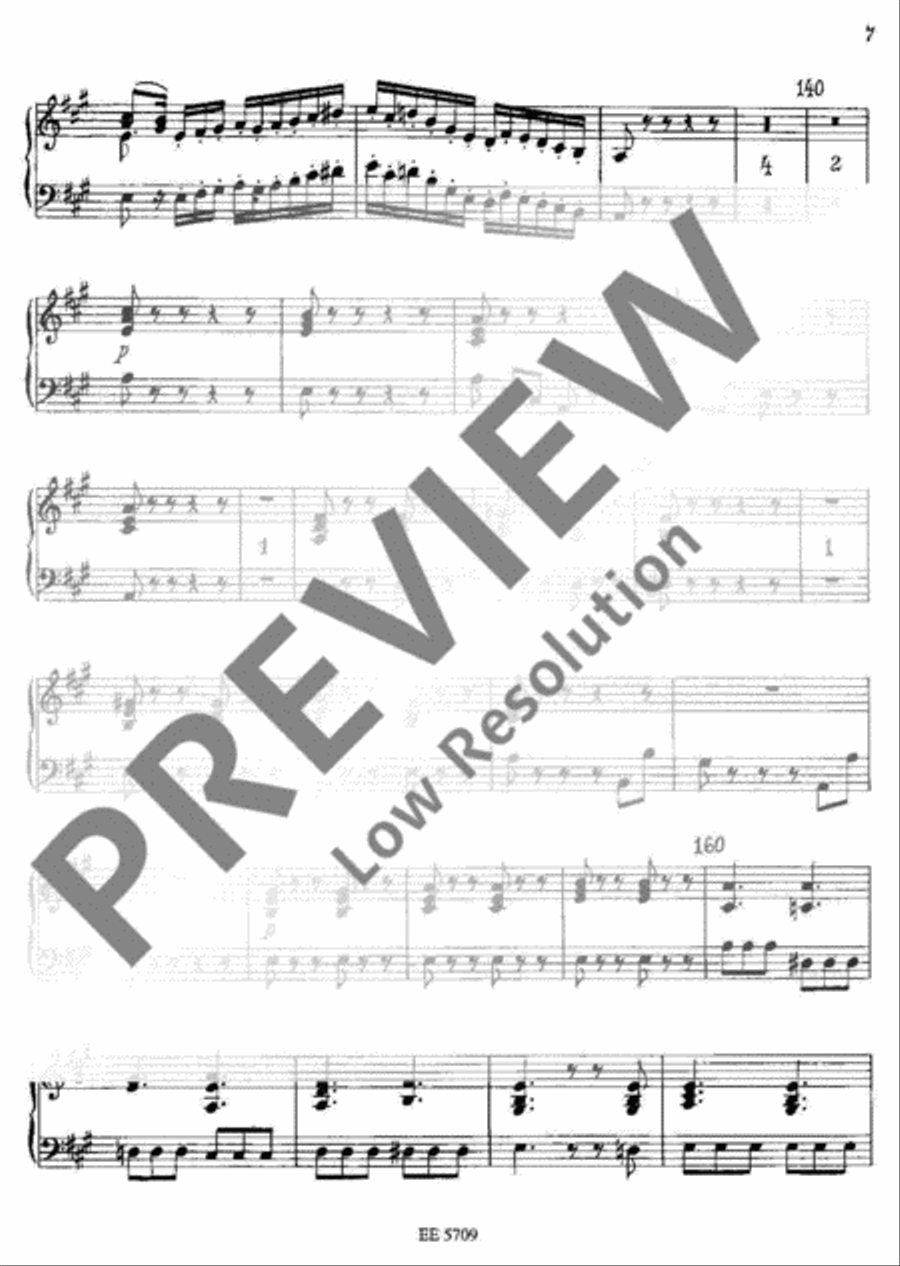 Sinfonia concertante A major Harpsichord scores gallery preview page 7