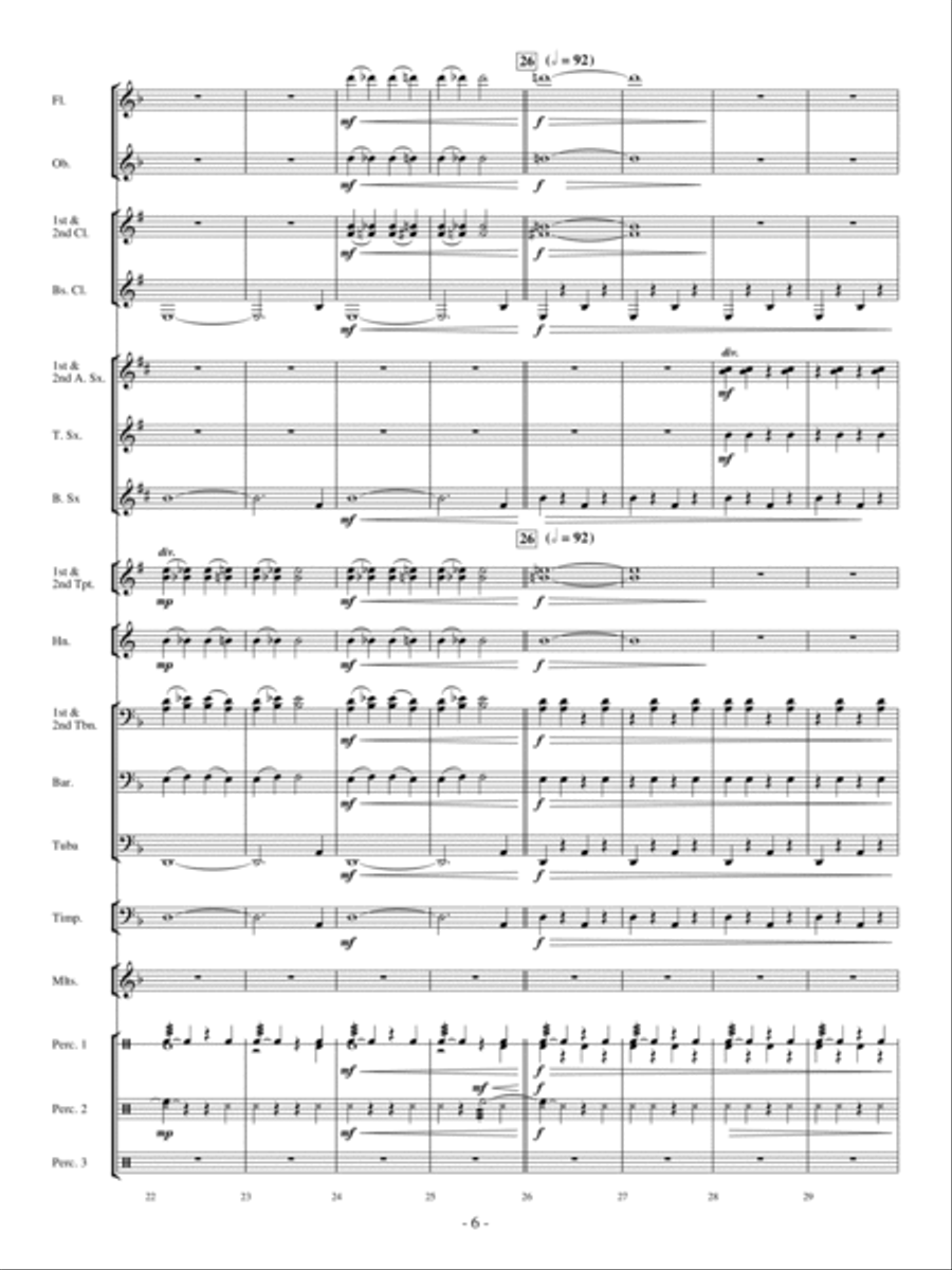 The Phantom Train Concert Band scores gallery preview page 5