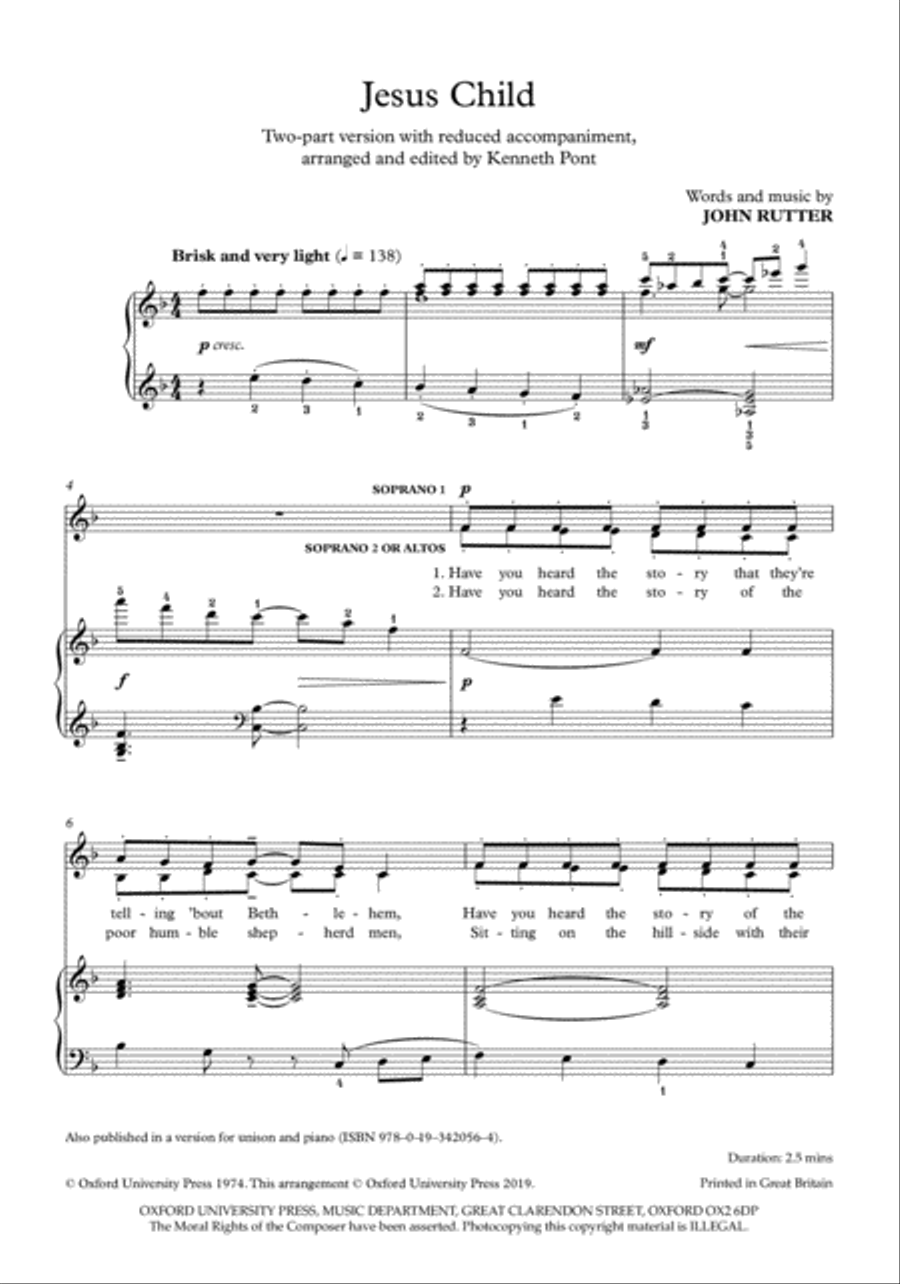 Jesus Child SA scores gallery preview page 2