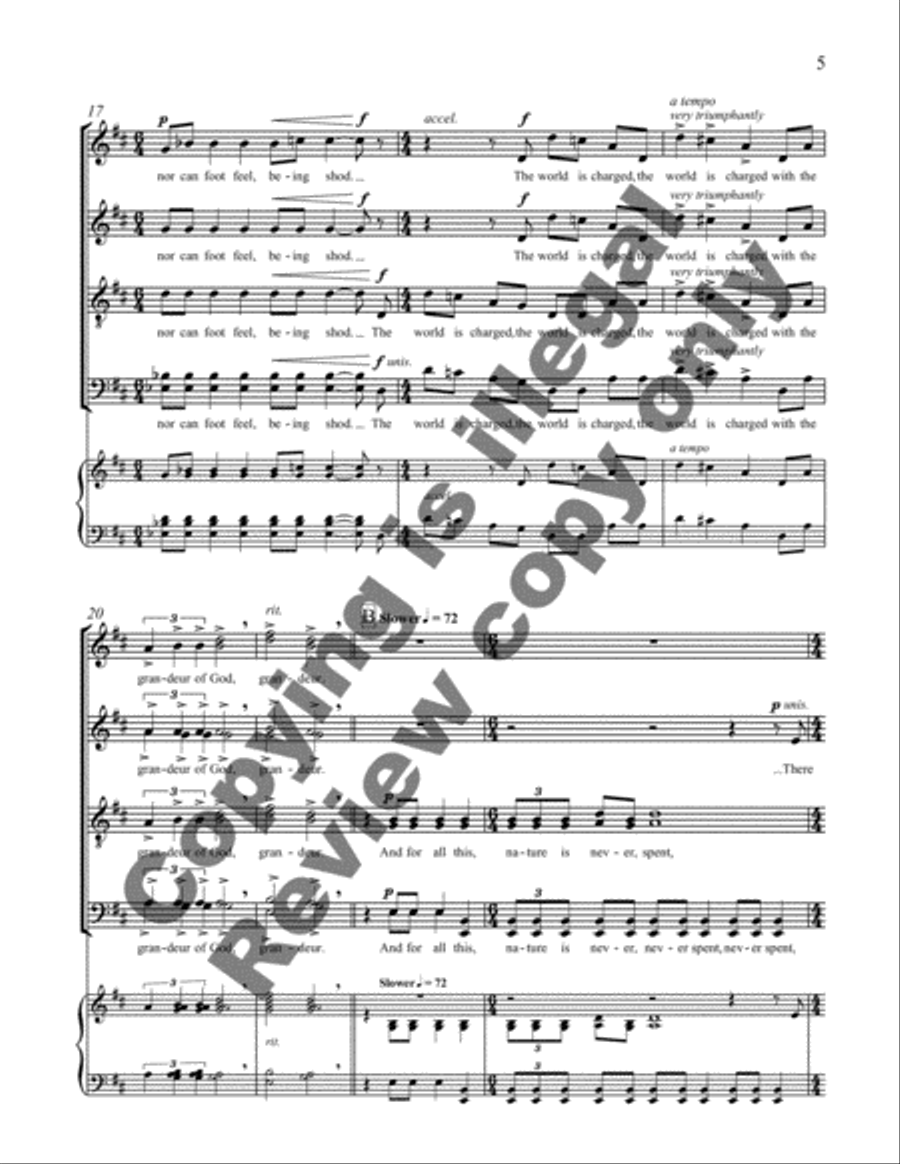 God's Grandeur Divisi scores gallery preview page 5