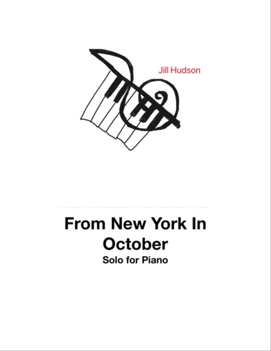 From New York In October Piano Solo scores gallery preview page 1