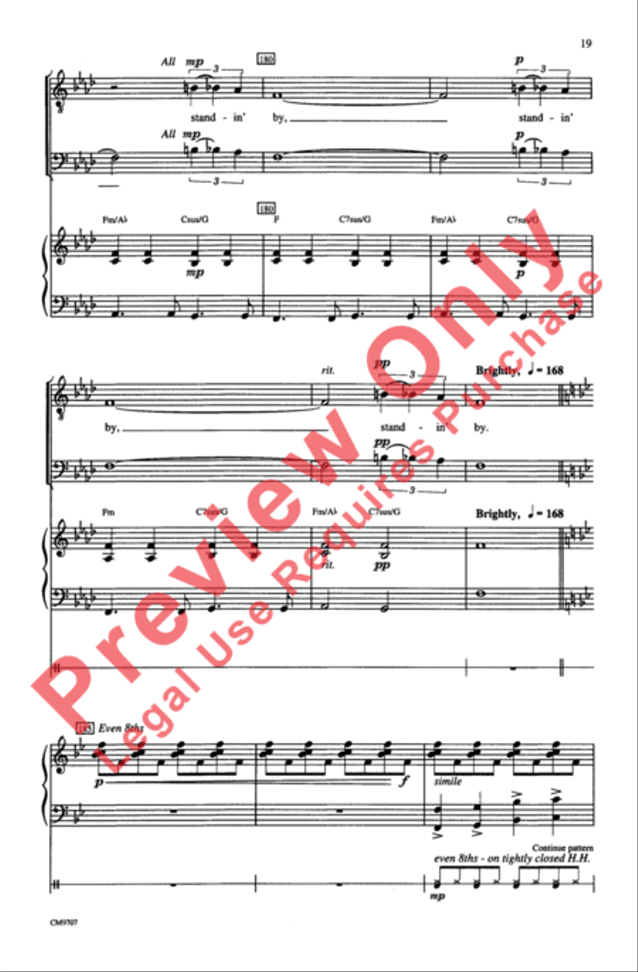 Gershwin Showcase Gershwin Showcase Men's Choir scores gallery preview page 19