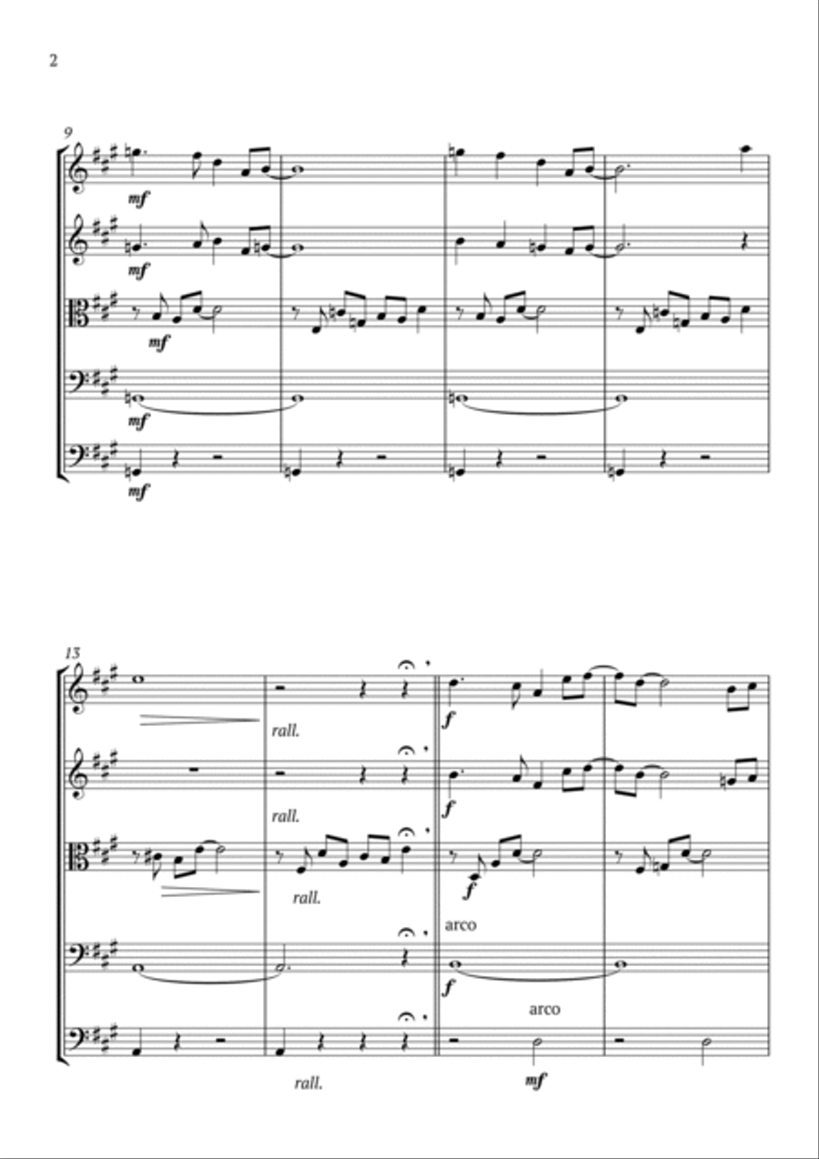 Wet Hands String Orchestra scores gallery preview page 2