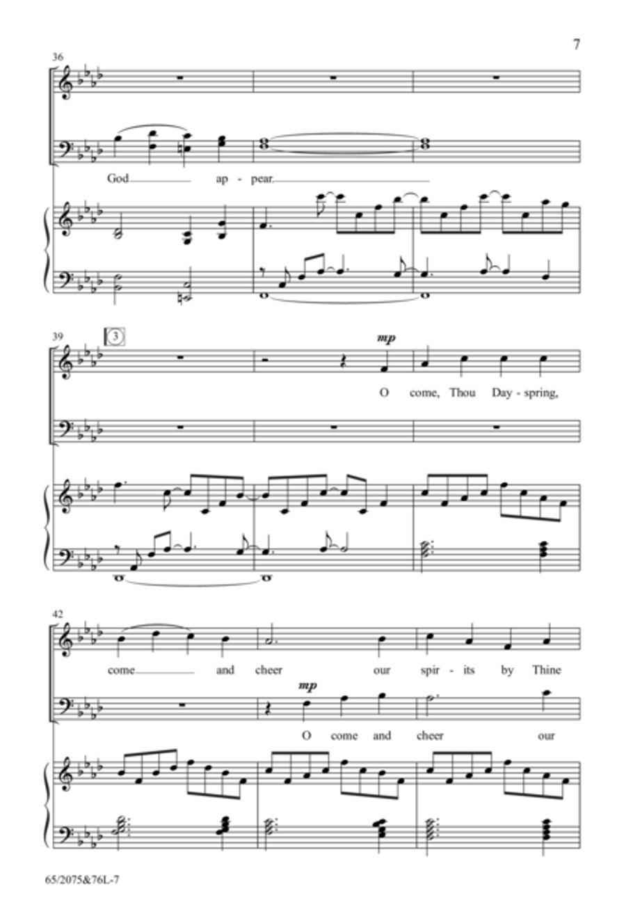 Morning Star - SATB Score with Performance CD 4-Part scores gallery preview page 8