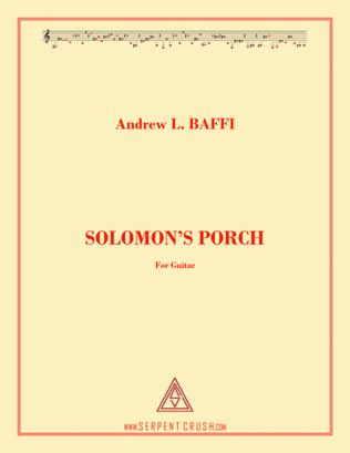 SOLOMON'S PORCH