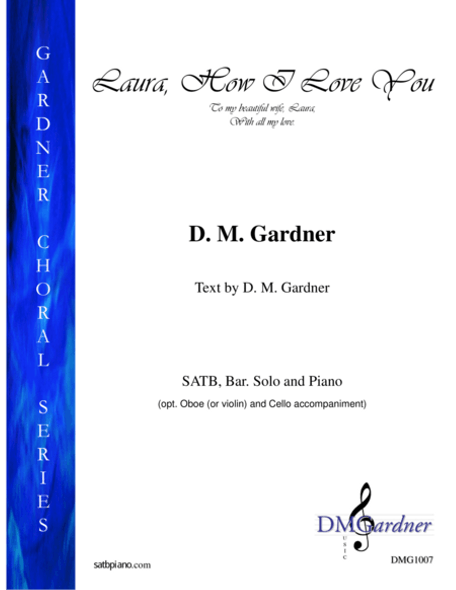 Laura, How I Love You (SATB, Bar Solo, Piano, Oboe, Cello) 4-Part scores gallery preview page 2