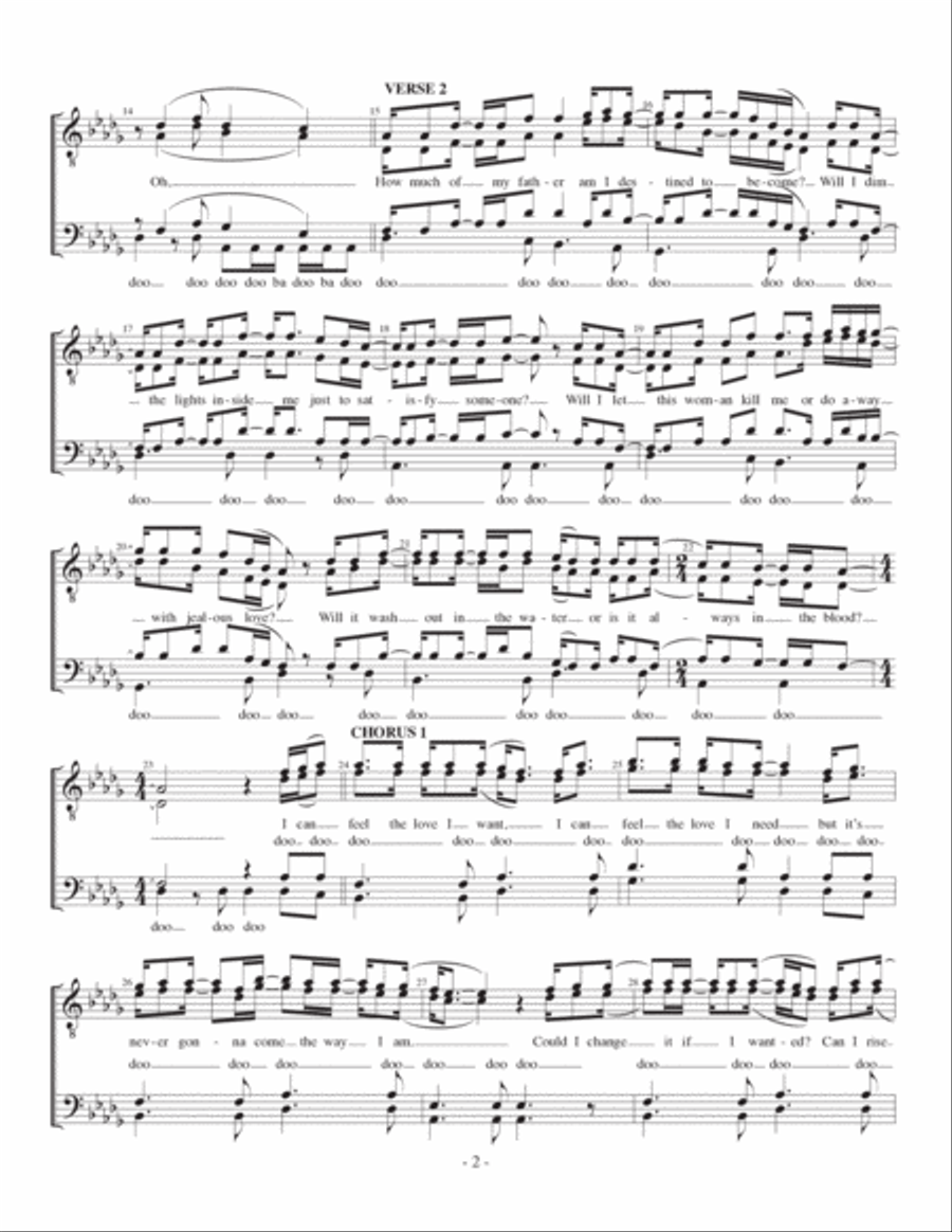 In The Blood A Cappella scores gallery preview page 2