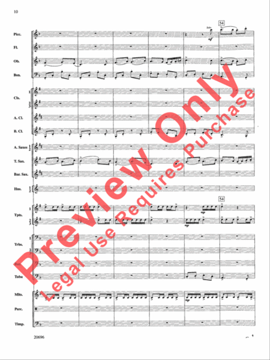 Welsh Ayres & Dances Welsh Ayres & Dances Concert Band scores gallery preview page 11