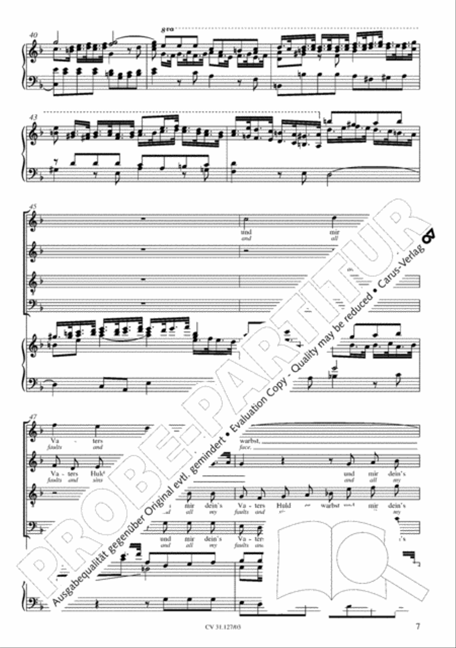 Thou who, a God, as man yet came (Herr Jesu Christ, wahr' Mensch und Gott) STB scores gallery preview page 12