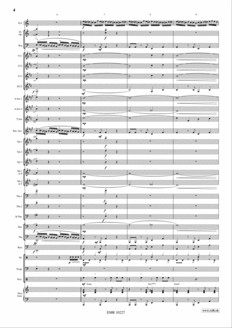Swingair Bumble Bee Swingair Bumble Bee Concert Band scores gallery preview page 5