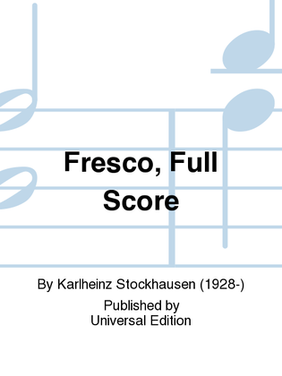 Book cover for Fresco, Full Score