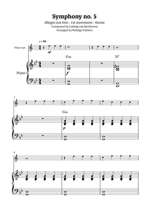 Symphony no. 5 - 1st movement (theme)