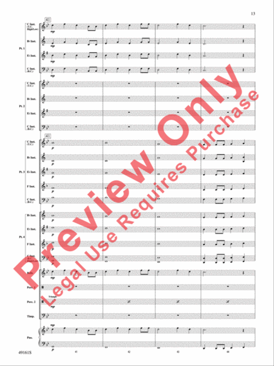 Great Beginnings Great Beginnings Concert Band scores gallery preview page 14