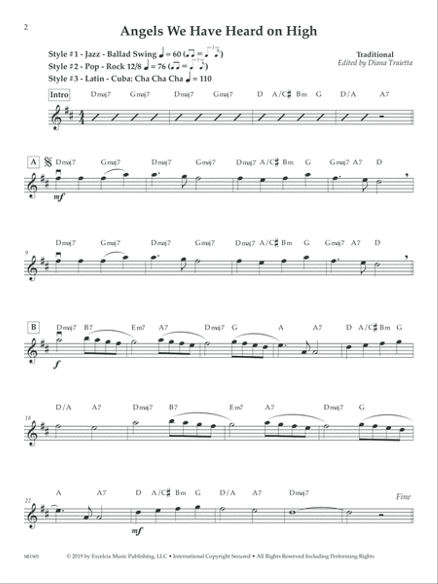Solo Styles for Christmas Cello scores gallery preview page 3